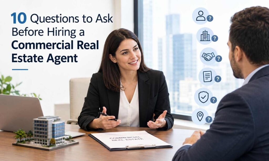 questions to ask a commercial real estate agent