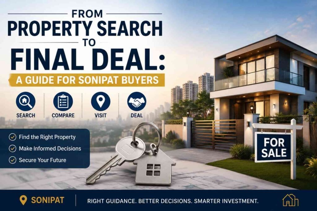 From Property Search to Final Deal A Guide for Sonipat Buyers - Rajdhani industrial properties